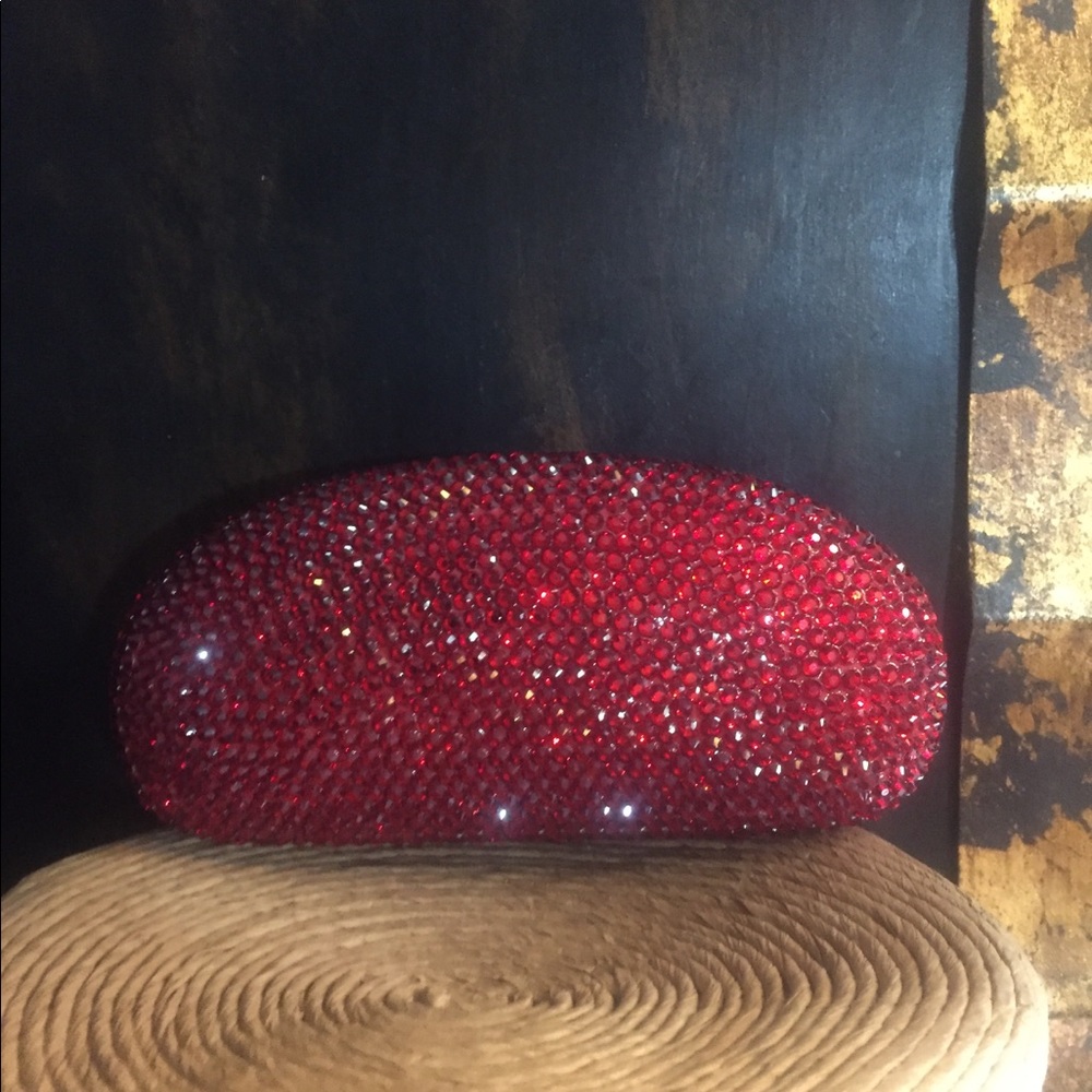 Ruby Red Crystal Sunglass Case. - image 3
